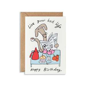 Live Your Best Life Birthday Card