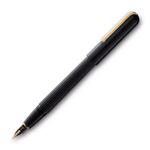 Imporium Fountain Pen Black and Gold