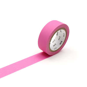 Matte Pink Washi Tape Single Roll