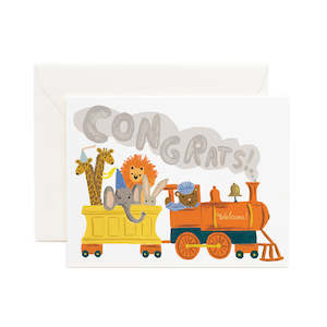 Stationery: Little Engine Congrats Greeting Card