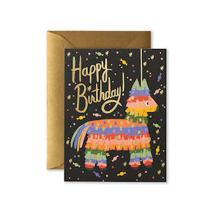 Stationery: Pinata Birthday Greeting Card