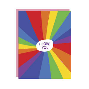 Rainbow Love You Greeting Card