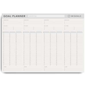 Stationery: Goal Wall Planner