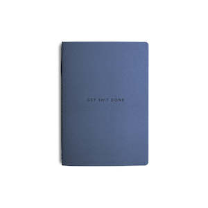 Get Shit Done Minimal Notebook A5