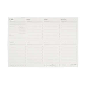 Stationery: Weekly Desk Pad