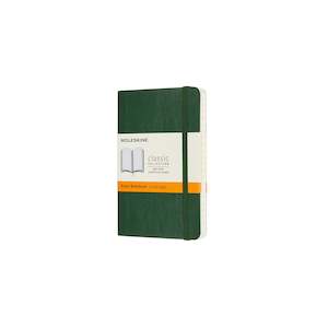 Classic Pocket Soft Cover Notebook Ruled Myrtle Green