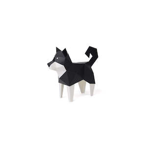 Stationery: Black Dog 3D Paper Craft Kit