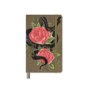 Stationery: Year of the Snake Roses Notebook Large