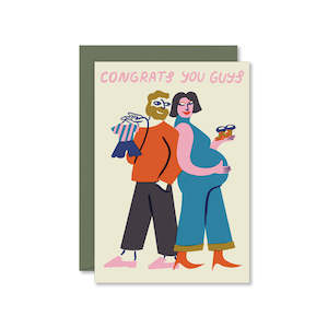 Congrats You Guys Greeting Card