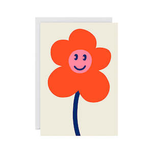 Happy Flower Greeting Card