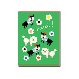 Stationery: Merci Beaucoup Greeting Card