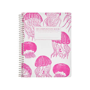 Jellyfish Large Spiral Notebook