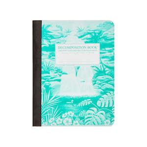 Hawaiian Waterfall Large Notebook