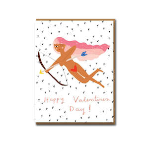 Stationery: Valentine Cupid Greeting Card