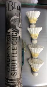 Sporting equipment: Greatway Black Jack Badminton Shuttle cock (Feather)