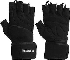 Sporting equipment: Vector X VX-2000 Gym & Fitness Gloves ( Black)