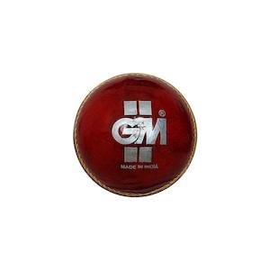 GM Crown Match Leather Cricket Ball (Red)