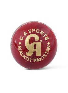 CA Super Test Leather Cricket Ball (Red)