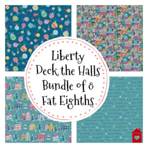 Liberty Fabrics - Deck the Halls - Fat Eighth Bundle of 8