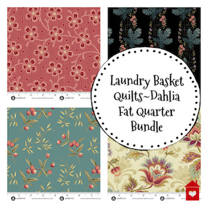 Laundry Basket Quilts~Dahlia~ Bundle of 14 Fat Quarters