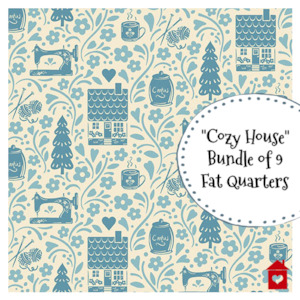 Cozy House~ bundle of 9 fat quarters