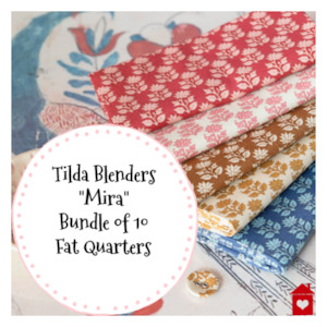 Internet only: Tilda Blenders~ Mira ~ fat quarter bundle of 10