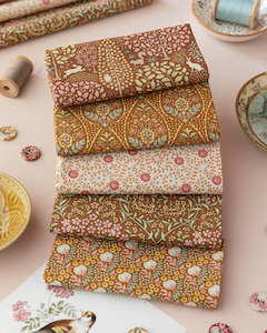 Tilda "Sanctuary" ~ fat quarter bundle ~ Caramel/Orche