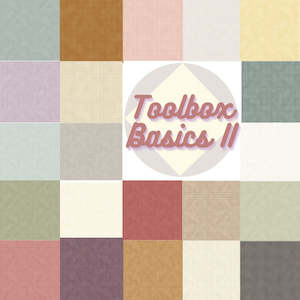 Internet only: Toolbox Basics ll~Mini Check - Fat Eighth Bundle of 22