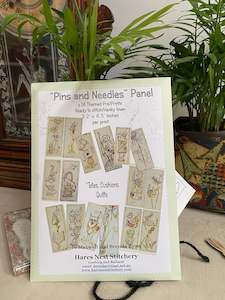 Hare's Nest Stitchery~ Pins and Needles~Panel