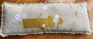 Hare's Nest Stitchery ~ Release the Bees Bolster~ Curated Kit & Pattern