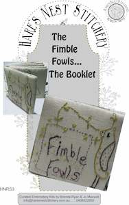 Hare's Nest Stitchery ~Little Fimble Fowls Booklet~kit