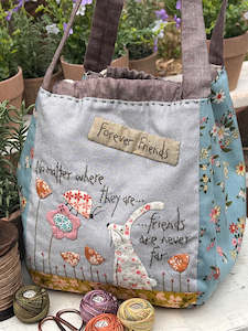 Pre-order~Hatched & Patched~ Friendship Drawstring Bag Pattern