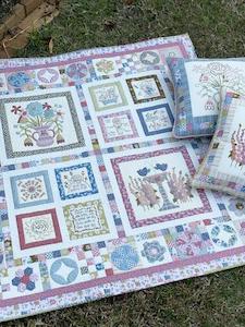 The Birdhouse Quilt & Cushion~ Blume & Grow ~Cosmo Thread Pack