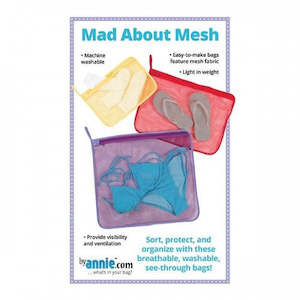 "Mad About Mesh" (3 sizes) bag pattern-byannie