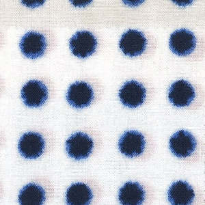 Sakuru~ white & blue dots~ Japanese fabric