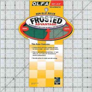 Olfa~ Ruler 9.5 inches square