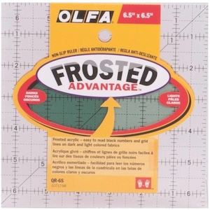 Internet only: Olfa~ Ruler 6.5 inches square