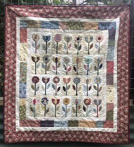 Internet only: Gail Pan~Sally's Garden~ quilt pattern