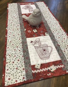 Internet only: Gail Pan~Tea with Friends~Tablerunner pattern