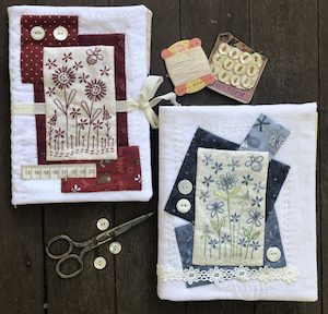 Gail Pan~Garden Stitches~notebook cover & sewing folder pattern