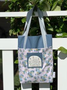 The Birdhouse Big Blue Shopper Pattern ~ Blume & Grow