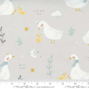 Internet only: Little Ducklings ~ Grey bundle of 5 fat quarters