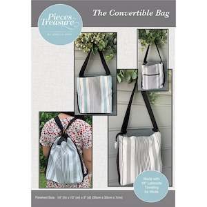 Jenelle Kent of Pieces to Treasure~The Convertible Bag~pattern