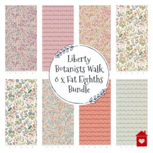 Liberty Fabrics - Botanist's Walk ~ Fat Eighth Bundle of 8