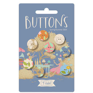 Tilda "Sunday Brunch" Buttons ~14 mm, 8 pcs