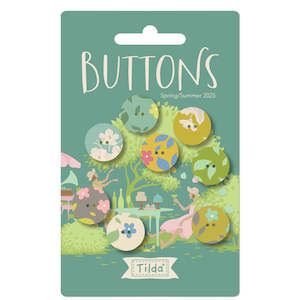 Tilda "Sunday Brunch" Buttons ~16 mm, 8 pcs