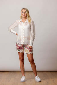 Womenswear: Piper Top Ivory