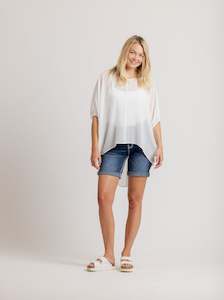 Womenswear: Sphere Top White