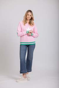 Womenswear: Contrast Sweat Pink