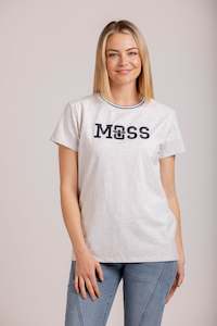 Womenswear: Queen Bee Tee Grey Marle